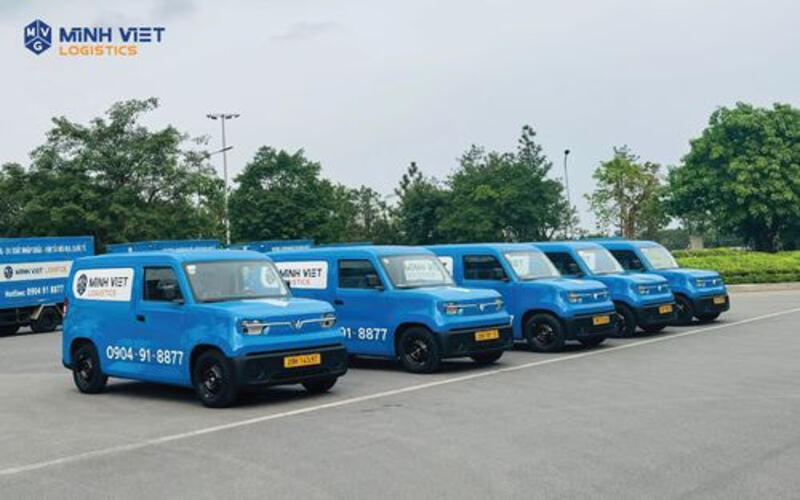Minh Việt Logistics nhận lô xe Vans đầu tiên – Bước tiến chiến lược trong hành trình logistics xanh tại Hà Nội
